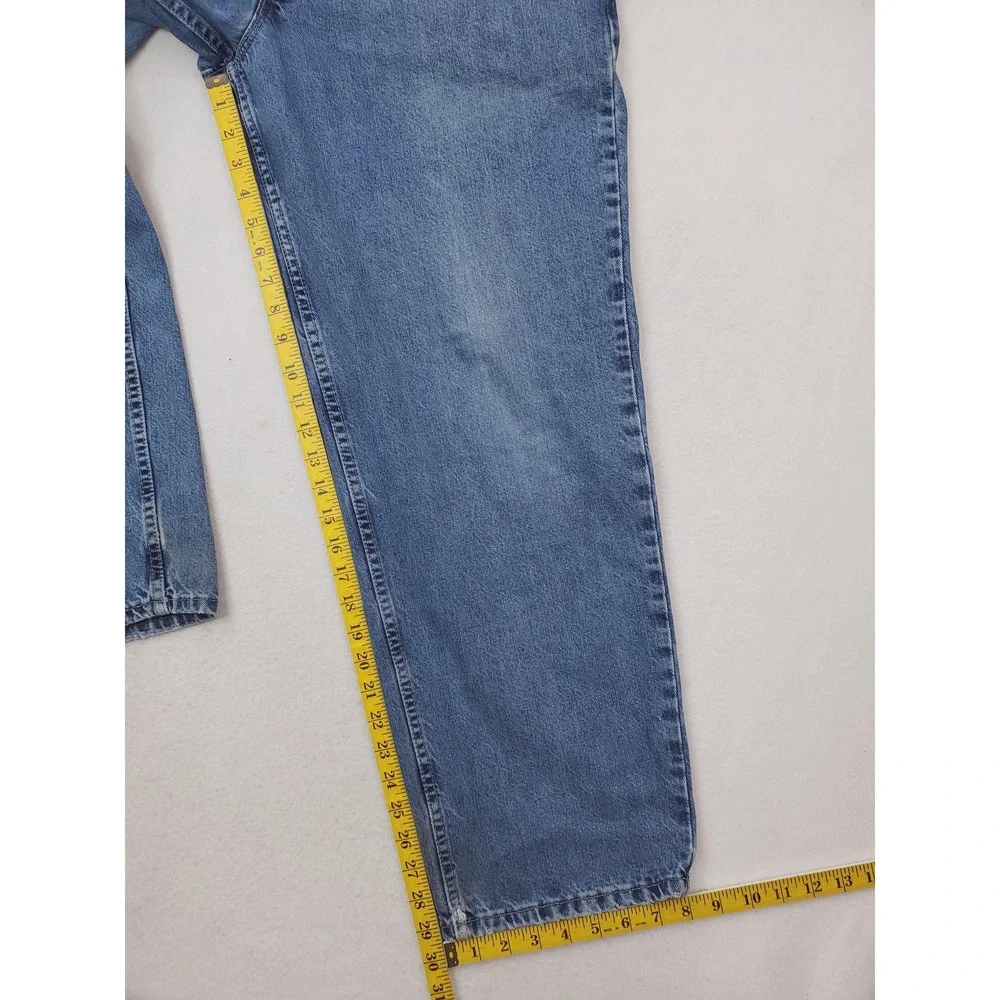 Vintage Levis Silvertab Baggy Jeans Mens 33x30 Blue Relaxed Tapered USA Made 90s